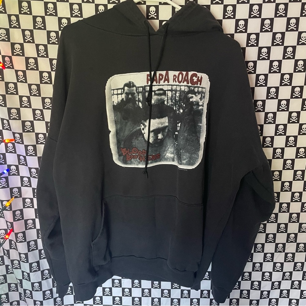 Vintage papa roach blood brothers hoodie
